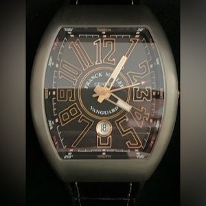 Franck Muller Autowind Watch - Titanium/Rose Gold w/Box Certification